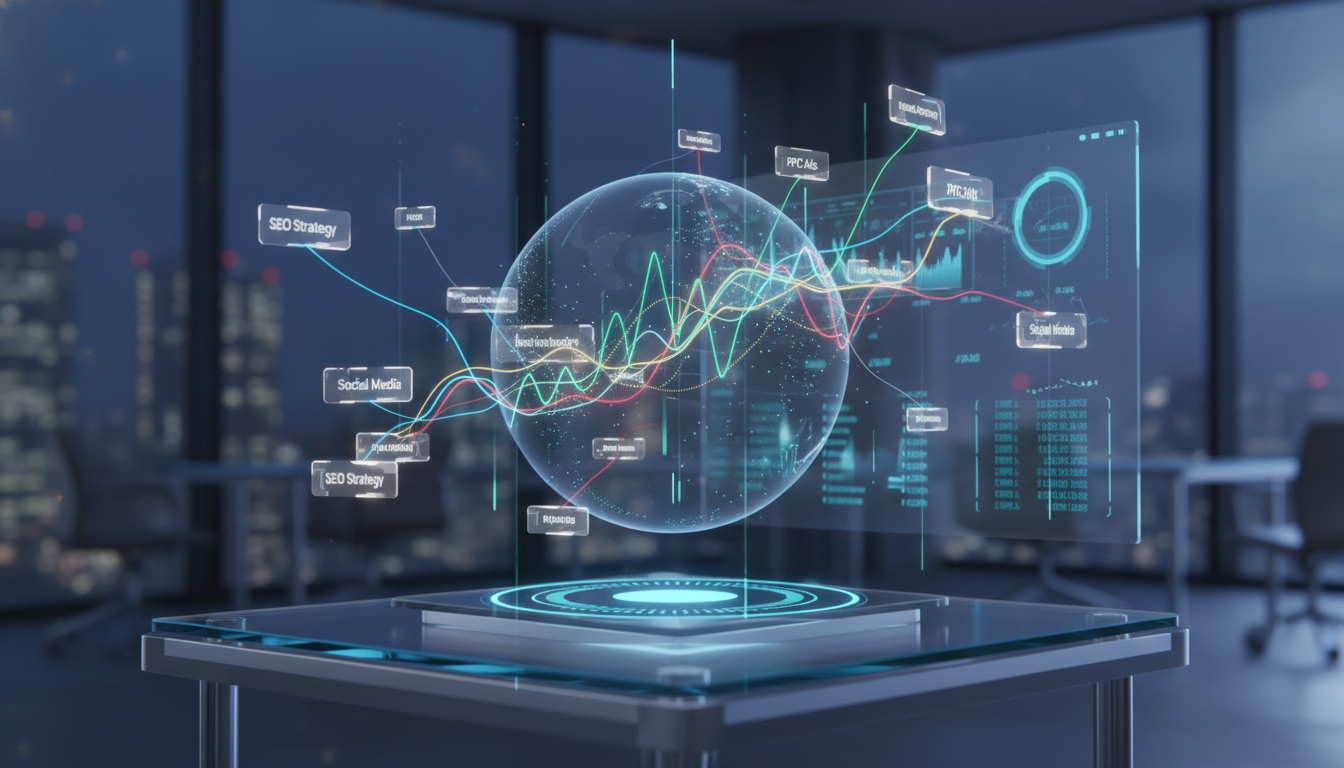 Dynamic bid optimization curves showcasing automated Amazon PPC bidding.