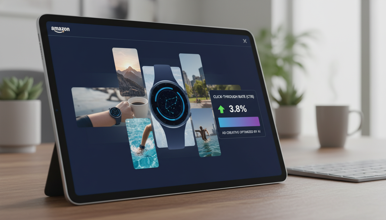 AI-Generated Ad Creative Dashboard with Performance Metrics