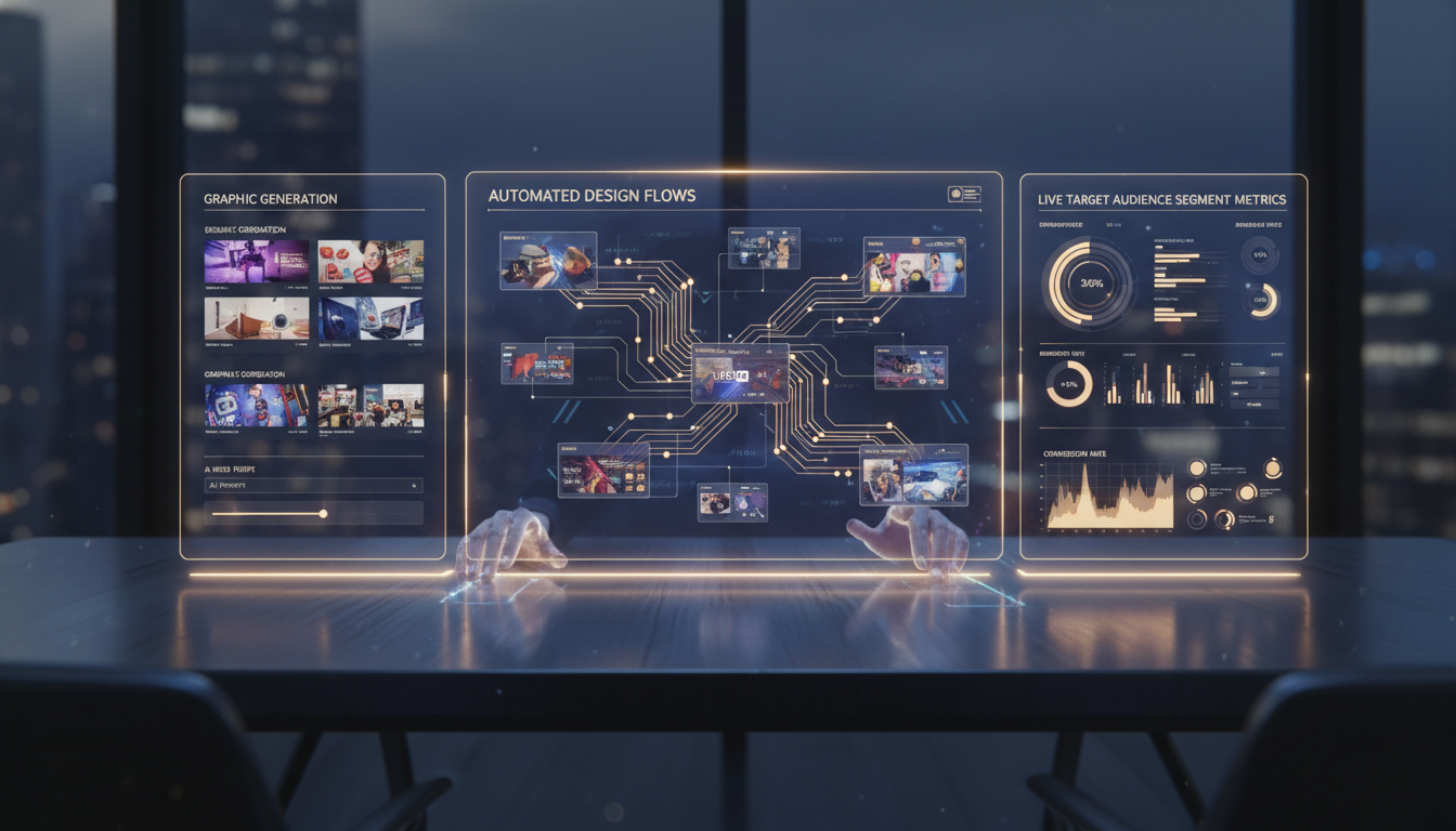 Advanced AI advertisement generator software designing high-converting product creatives.